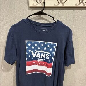 Vans Men’s Navy Blue Graphic T-Shirt